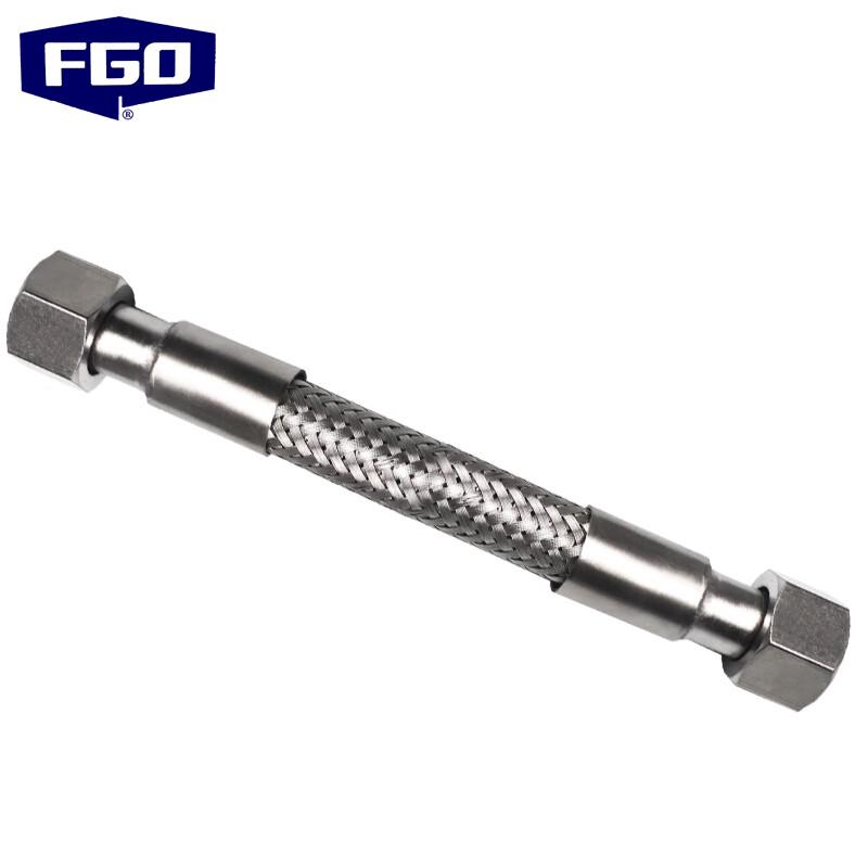 FGO Stainless Steel Internal Thread Corrugated Hose DN25 x 250mm