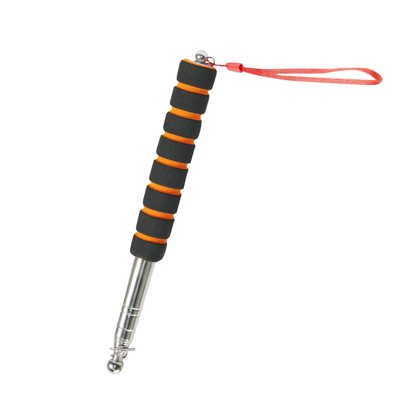 

Телескопический ручной флагшток, переносной направляющий флагшток, учебная указка из нержавеющей стали One Size