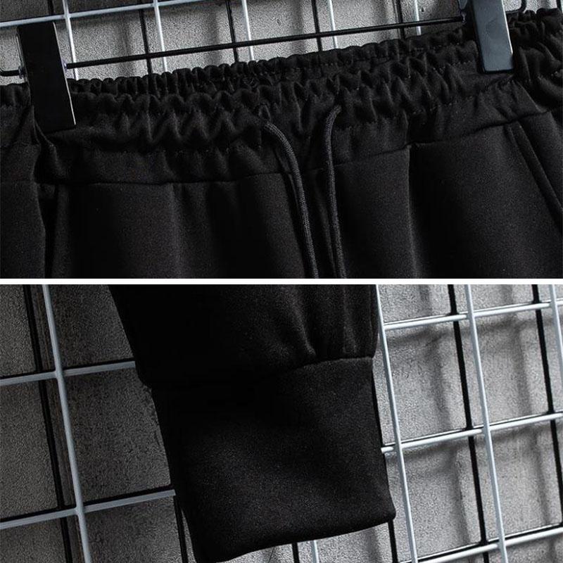 Träningsdräkt Herr Sportdräkt Casual Huvtröja och Byxor för Tonårsstudent Vår & Höst