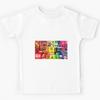 Rainbow Broadway Collage Kids T-Shirt