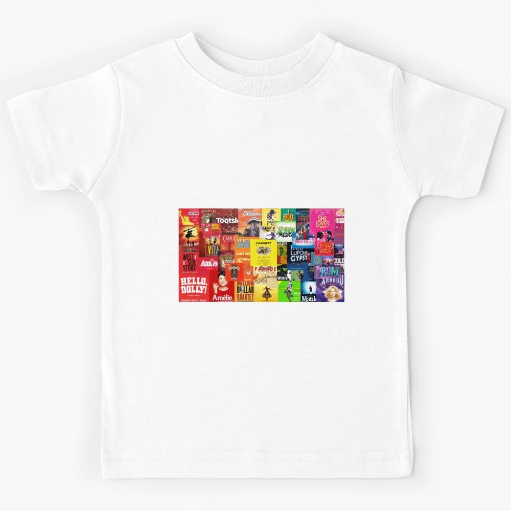 Rainbow Broadway Collage Kids T-Shirt 120