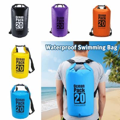 Grote capaciteit Zwembad Emmer Tas 20L Strand Rugzak Waterdichte Droge Tas Watersport