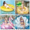 Adult Golden Crown Flamingo Pool Float