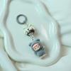 Baby Mini Three Flocking Keychain Trendy Figures Key Chain Cute Kawaii Dora Wendy Doll Keyring Bag Charms Christmas Gifts