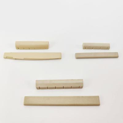 Traditional Acoustic Guitar Saddle and Nut Set Guitar Bridge Component Perfect for Enhancing Tone Clarity and Durability