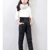Casual Kids Boys Girls Winter Pants High Waist Padded Warm Trousers Teens Waterproof Ski Thick Pants