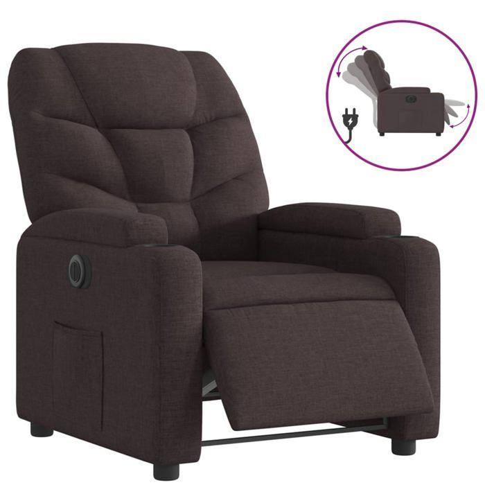 VidaXL Electric Recliner, Relaxation Chair with Adjustable Backrest and Footrest, Living Room Seat, Modern, 3204577