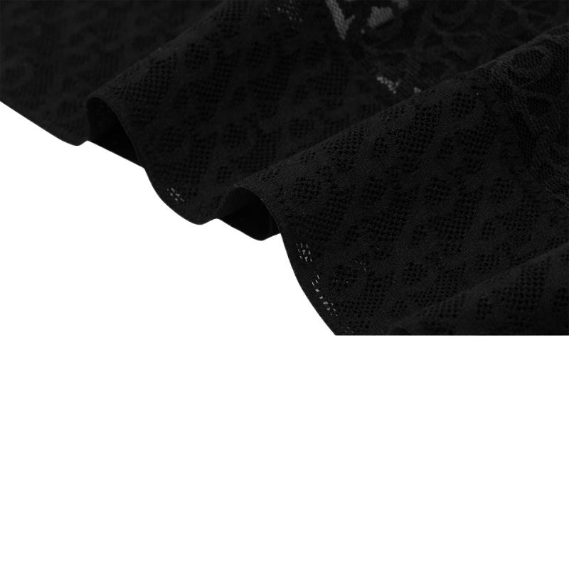 Calvin Klein Sexy Letter Lace Half Coverage Triangle Underwear Women Underwear Space-Black QD5285