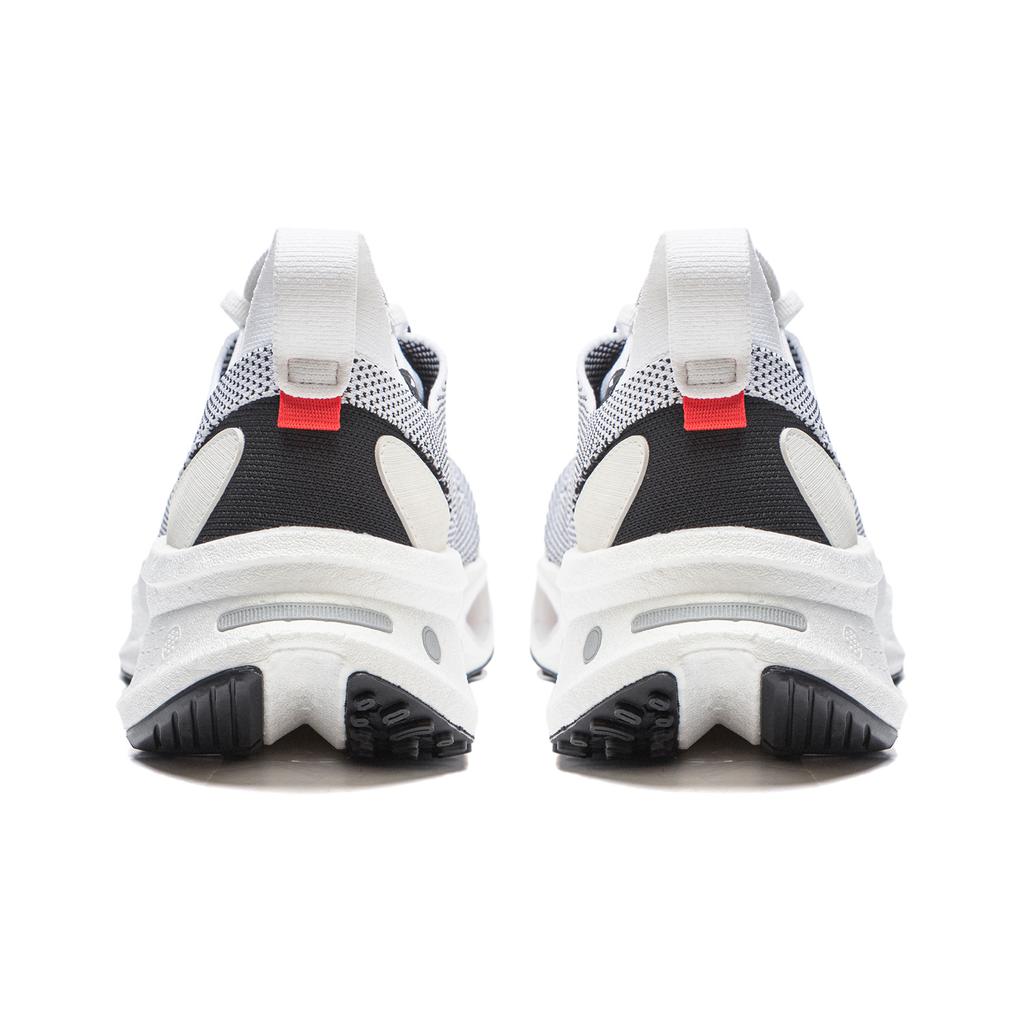 New LiNing Cushioning Wear Resistant Low Top Running Shoes Unisex White Black AZGU001-2