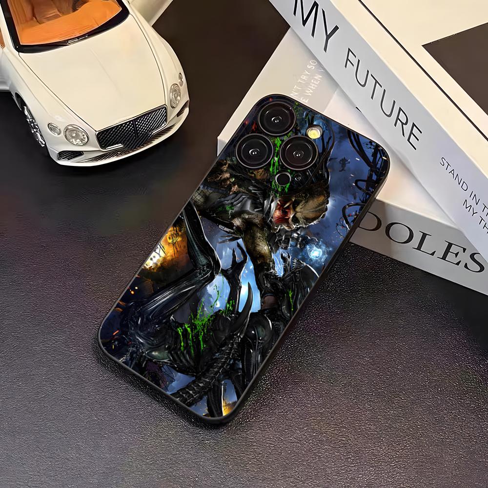 

Чехол для телефона Хищник (P-Predator) для 16 Pro Max Iphone 17 Pro Max 14 15 Plus 12 13 11 Pro Xr X Xs SE Задняя крышка iPhone11 ProMax