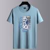 Men's Summer 2025 Cotton Loose Casual Short-Sleeve T-Shirt