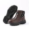 Men's Northeast Waterproof Snow Boots - Warm, Non-Slip, High Top Leather Winter Boots