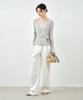 MONGDOL [Set] Sheer Linen Wrap Knit & Sleeveless Grey Mdkt124Gray