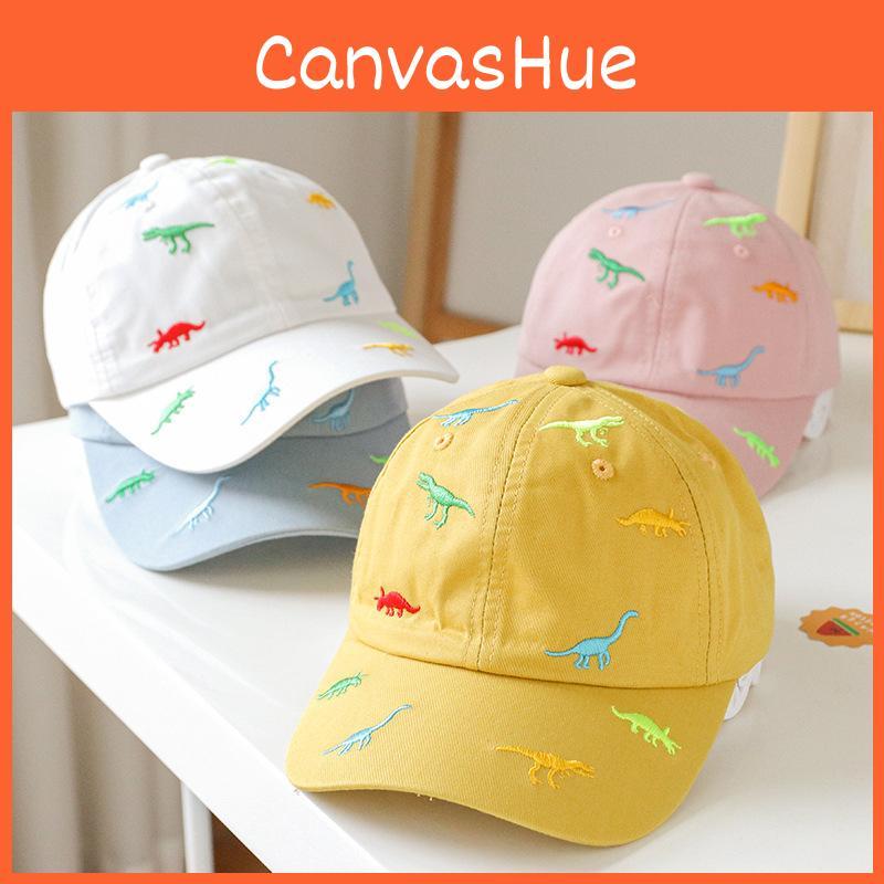 Street Style Unisex Baseball Hat With Long Brim For Kids Spring Autumn