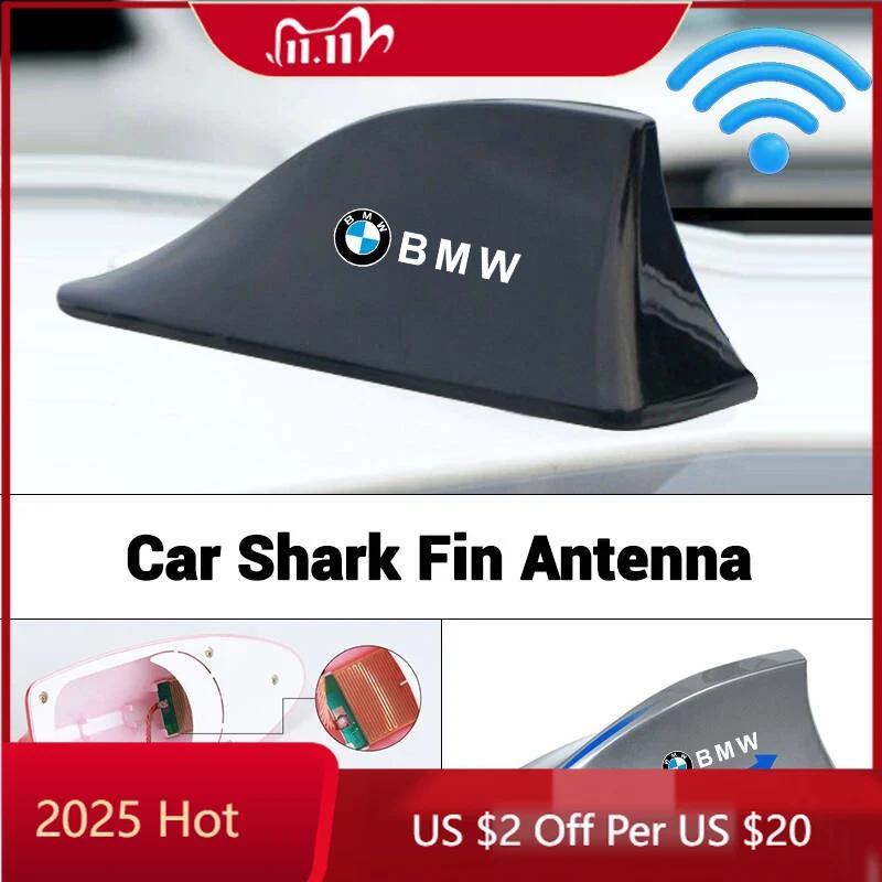 BXL1 Hot 2025 Car Top Signal Aerials Shark Fin Antenna Accessories For BMW 1 2 3 4 5 7 Series X1 X3 X4 X5 X6 X7 F10 F20 F30 G20 G30 F