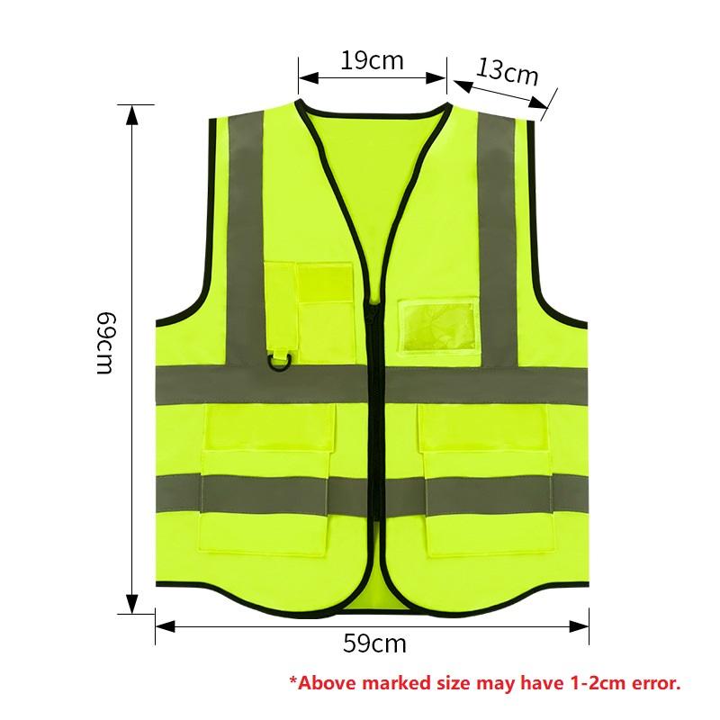 High Visibility Car Reflective Clothing Day Night Motorcycle Bicycle Outdoor Safety Protective Vests For Running Cycling Traffic