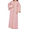Elegant 2025 Dubai Dress: Gold Stamped Robe for Women from Middle East, Indonesia, Turkey