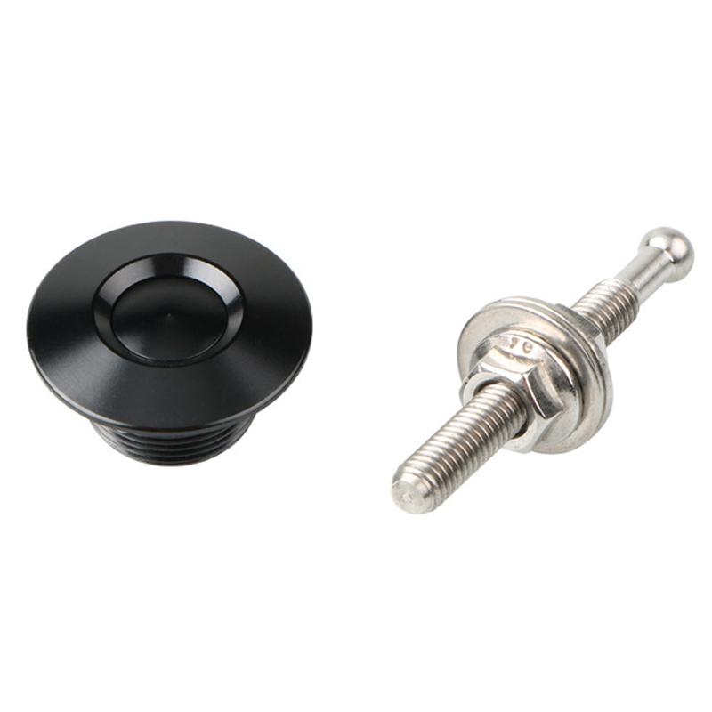 22mm 1Pc/4Pcs Universal Car Push Button Bonnet Hood Pins Kit Aluminum Quick Release Latch Bumper License Plate Lock Clip