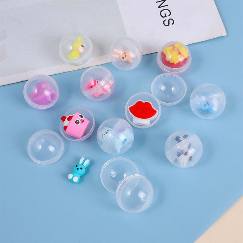 Transparent Gashapon Fun Eggs: Coin-Operated Toy Balls for Kids Gifts & Rewards