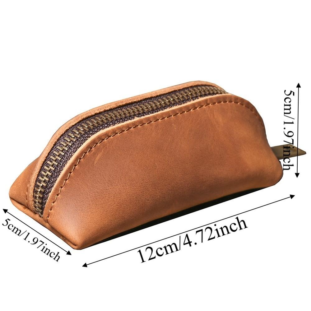 Large Capacity Men Key Ring Pouch Anti-lost Car Key Retro Money Bag  Shopping