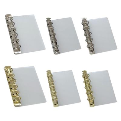 Notebook Side Insert Metal Clip Adjustable Loose Leaf Partition Pad For Journal Planner Scrapbooking Office Accessories