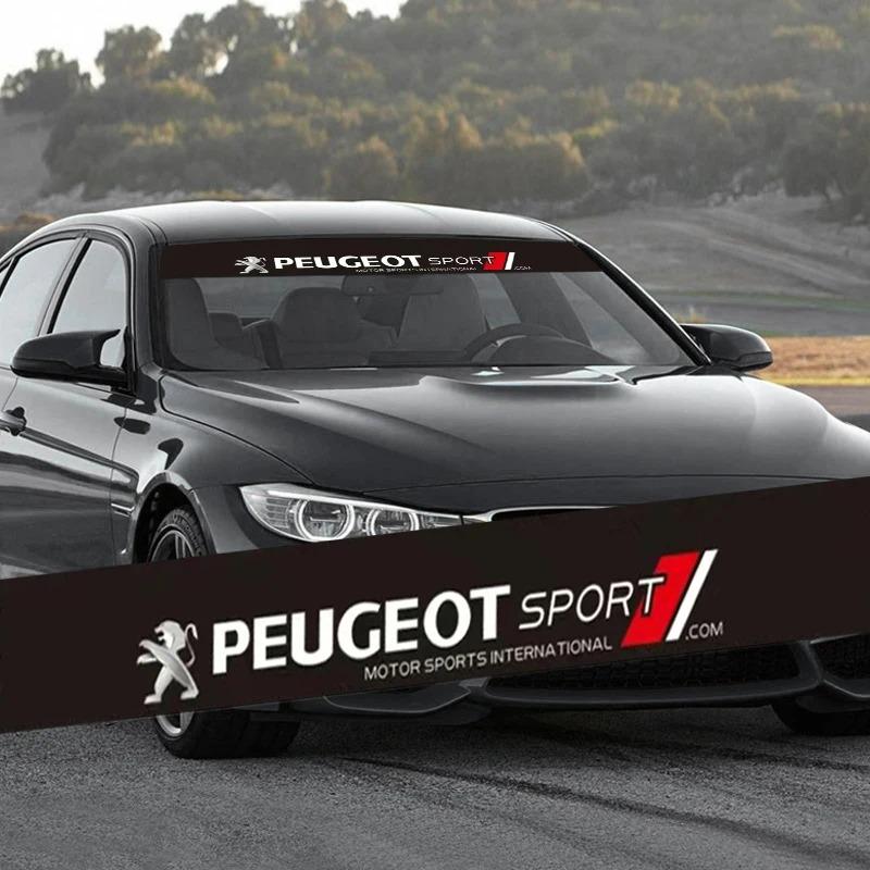 Peugeot Sport Windschutzscheiben Aufkleber Decal für Peugeot 206 207 208 307 308 408 508 2008 3008 5008 Rifter Expert Auto Styling Dekor