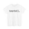 Baseball T-Shirt | Funny Baseball Fan Tee | Baseball Typography Design