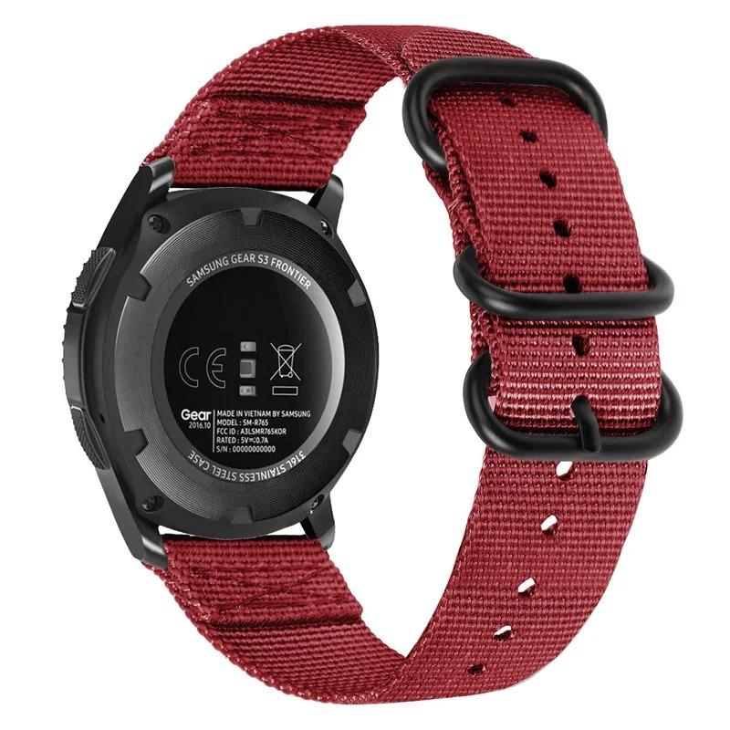 22mm Nylon Loop Strap For Huawei Watch 5/GT6-5-3 Pro 46mm Sports Breathable Bracelet For Huawei Watch GT6-5-4-3 46mm Accessories