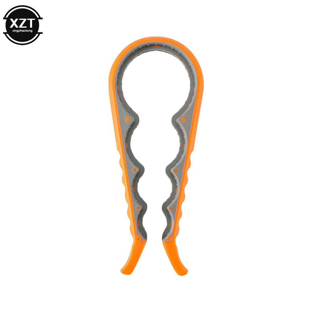 Plastic 4 In 1 Lid Jar Opener Screw Cap Can Opener Multi Purpose Can Non-slip Bottle Lid Tool Grip Wrench Bottle Kitchen Gadgets жёлтый