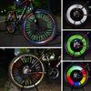 36Pcs Outdoor Cycling Reflectors Tube Bikes Wheel Spoke Reflectors Waterproofs Warning Spoke Cover Easy to Install