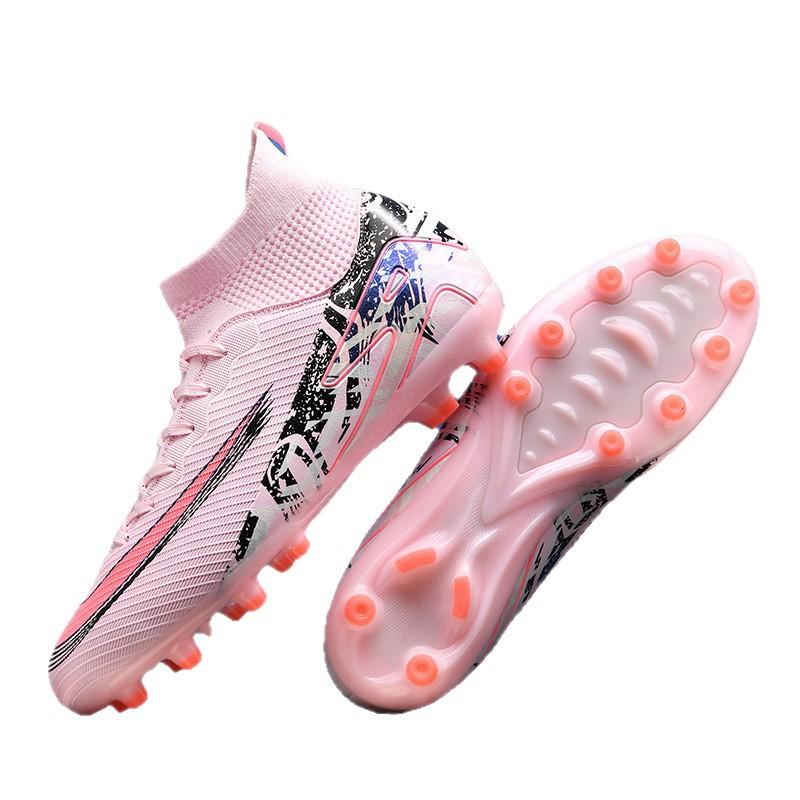 Thorn 16 football shoes men and women high-top teenage students broken nails AG long nails lawn game training sneakers