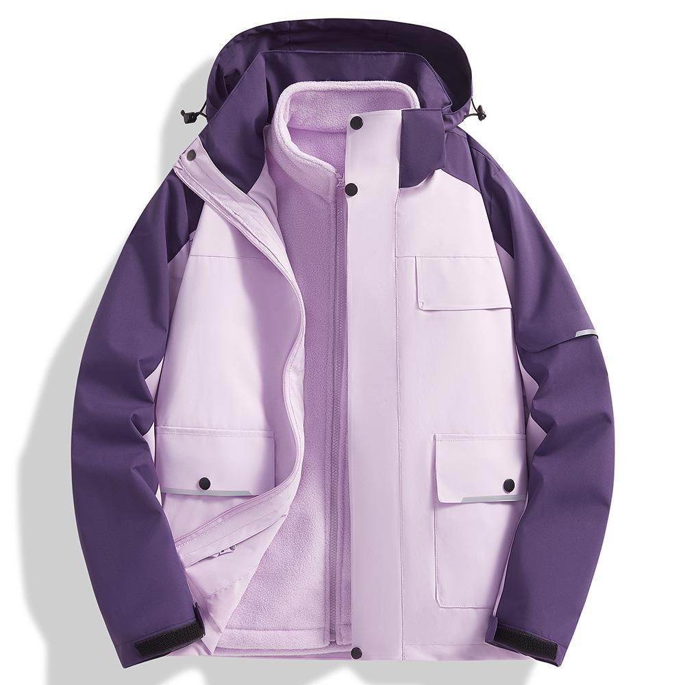 Winter Three-in-one Jacket Trendy Loose Handsome Casual Jacket