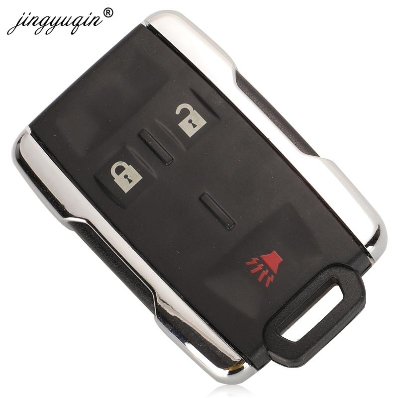 jingyuqin 5pcs 3/4/5/6BTN 315Mhz Remote Car Key Fob For Chevrolet Silverado Colorado 2014-2018 GMC Yukon M3N32337100 13577770