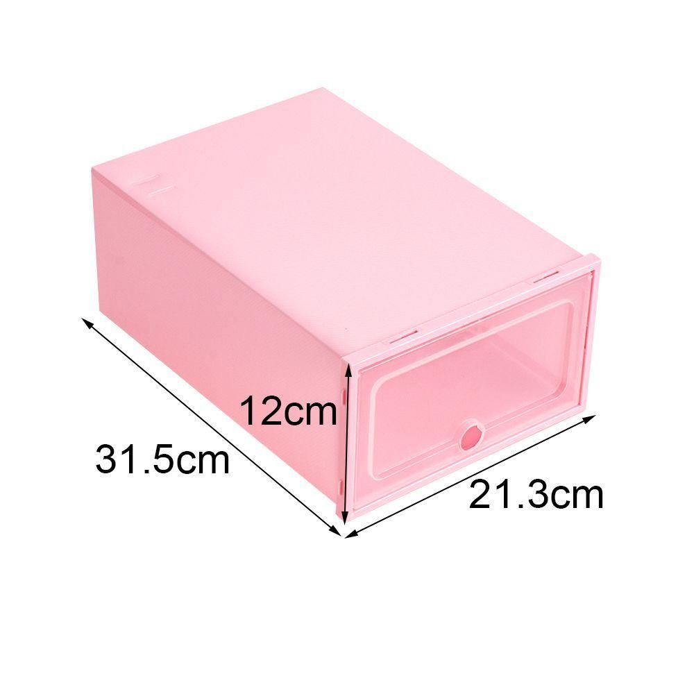 Minimalistisches Design Schubladen-Schuhkarton Staubdichter Schuhaufbewahrungsorganizer für Heimorganisation