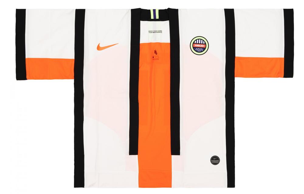 Nike X Ambush Top Numbering Jacket White/Orange CJ1462-121 S