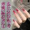 12 Boxed Mini Small Resin Nail Drill Mixed Color Acrylic Flat Special-shaped Drill Nail Art Accessories