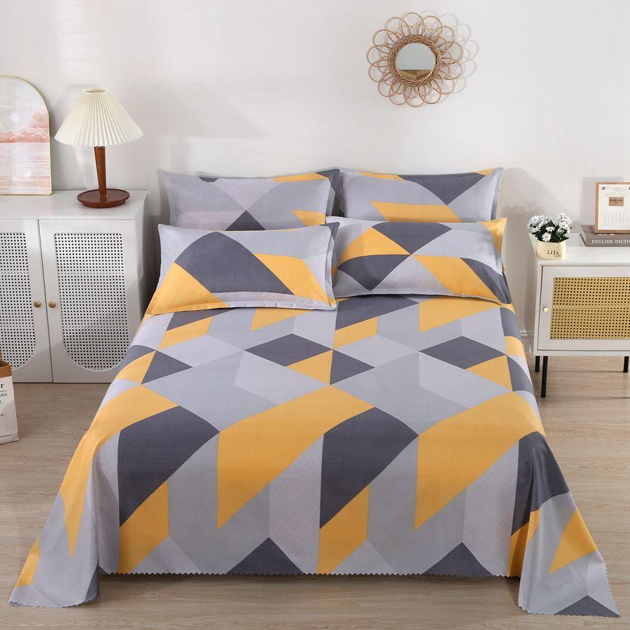 Simple Bed Sheet Double Single Skin-friendly Four Seasons Universal Dormitory Comfortable Skin-friendly Bed Sheet