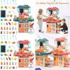 Large Educational Kids Kitchen Toy Set With Realistic Cooking Features And Spray Function