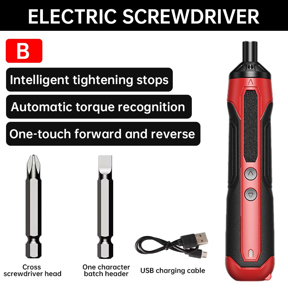 Mini Wireless Electric Screwdriver Rechargeable Power Drill Bit Multifunction Disassembly Torque Repair Power Tool