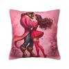 Custom Anime Beauty And The Beast Disney Nordic Throw Pillow Covers Decoration Cartoon Kawaii Romantic Fantasy Film Car Cushion
