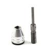 Keyless Drill Drill Chuck Quick Change Screwdriver Convertor Dental Drill 0.3-4mm Chuck Adapter Connecting Shank