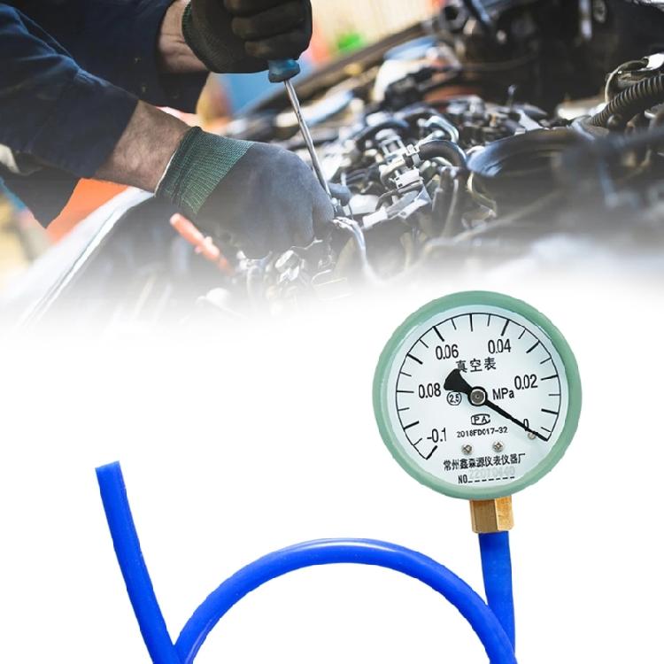 Car Exhaust Back Pressure Tester Set Pressure Gauges Test Tool Fuels Pump Vacuum Gauges Pressure Tester