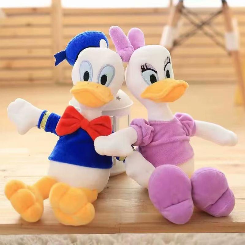 2026@Cartoon Couple Mickey Minnie 30cm Anime Red Pink Minnie Mouse Plush Toys Girlfriend Children Gifts Lovely Plush Toy