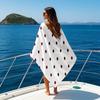 Crimson Polka Dots Quick Drying Bath Towel Microfiber Beach Towel - Light Weight Swimming Camping Yoga Beach Out