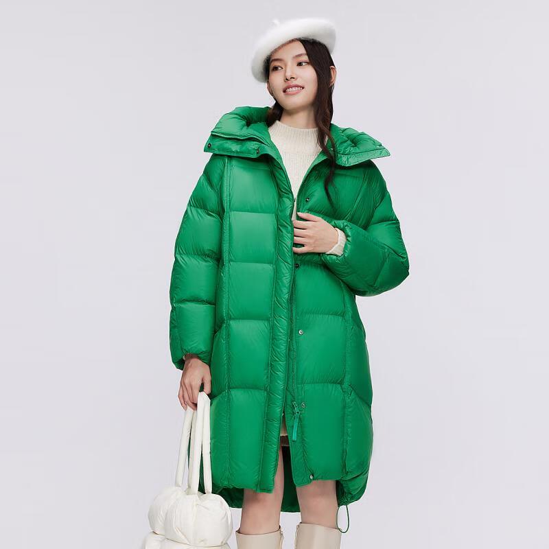 

Bosideng Women s Long Hooded Down Jacket B30145924XS 160/84A