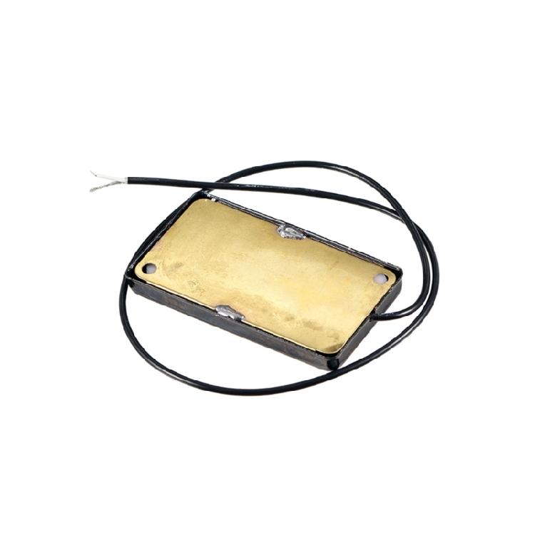 Black Covered Double Coil Pickup Featuring 7.85k Resistance 2 Wires For Electric & Pickup Box Guitar Ensuring Durability