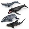 Realistic Blue Whale Pvc Marine Animal Figures For Educational Toys And Display