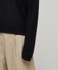 MUSINSA STANDARD WOMAN Women'S Linen Blend Boat Neck Sheer Knit [Black]