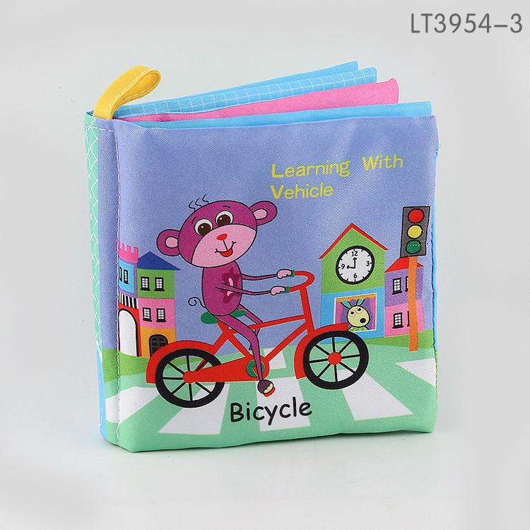 2017 Baby Cloth Book Early Education Toy English Cognitive Handheld Book Tear-resistant With Rustling Paper Bb Call