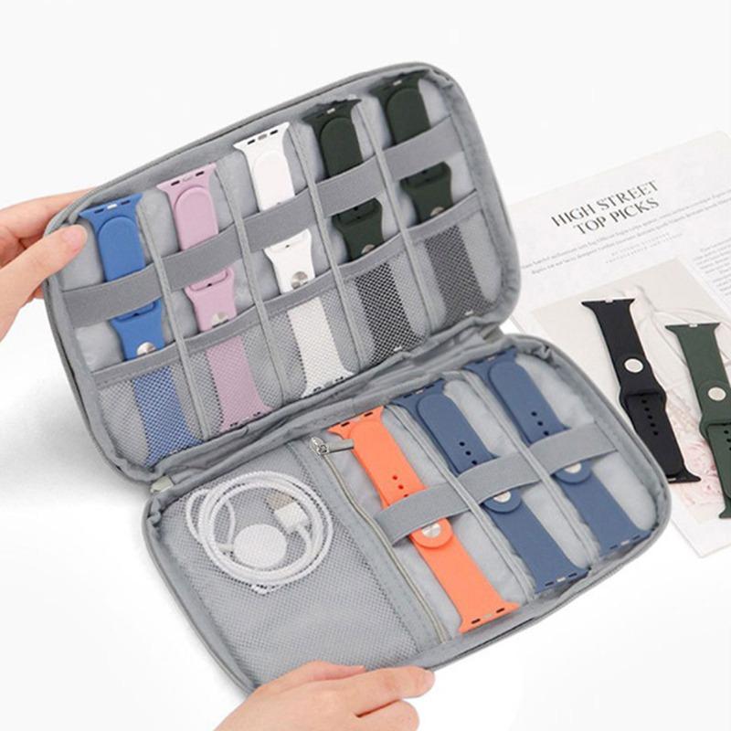 Watchband Bag For Apple Watch Strap Box Case Travel Smart Watch Wriststrap Storage Bag Box Watches /jewelry Organizer Holder